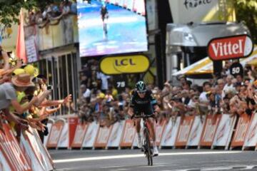 Chris Froome gana la octava etapa.