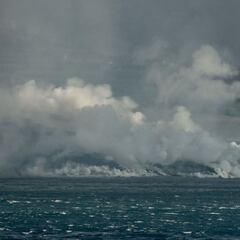 El límite del delta del volcán de Cumbre Vieja en La Palma