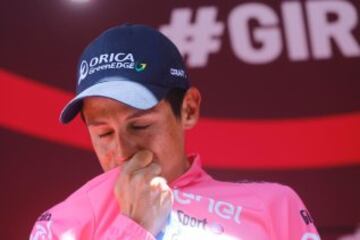 Esteban Chaves en imágenes: así ha llegado al liderato del Giro