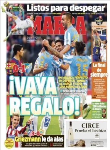 Portadas de la prensa deportiva