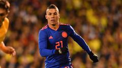 Mateus Uribe durante el partido amistoso entre la Selecci&oacute;n Colombia y Australia