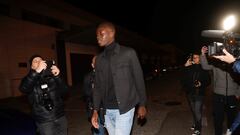 Gueye, a su llegada a Sevilla.