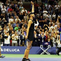 Sharapova downs second seed Halep on US Open return