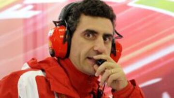 Andrea Stella, ingeniero de pista de Alonso.