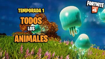 Animales en Fortnite Cap&iacute;tulo 4 - Temporada 1: todas sus ubicaciones