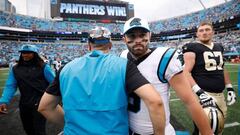 The Carolina Panthers release their backup quarterback 13 weeks into the season and Baker Mayfield is running out of good options in the NFL