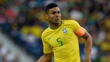 El centrocampista brasile&ntilde;o del Real Madrid, Casemiro, durante un partido.