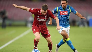 Liverpool - Napoli: Horarios, cómo y dónde ver el partido de la fecha 6 de Champions League que se jugará el martes 11 de diciembre en el estadio Anfield.