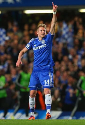 Andre Schurrle celebra su gol. 1-0.