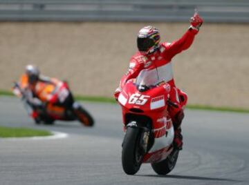 Loris Capirossi se proclamó campeón del GP de españa en 2006.