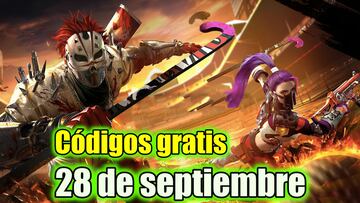 Free Fire | Códigos de hoy miércoles 28 de septiembre de 2022: recompensas gratis