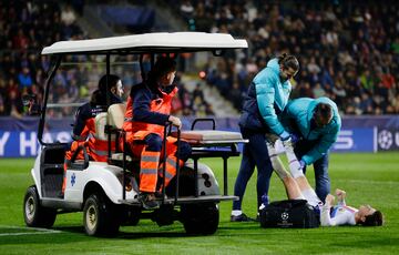 2-4. Pablo Torre, tras marcar el cuarto gol, se retira por lesión
