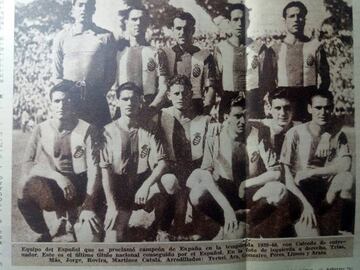 El Espanyol de la temporada 1939-1940.