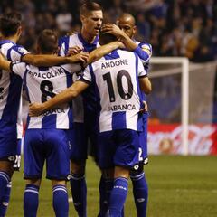 El Dépor, el más realizador de Primera en las últimas 4 jornadas