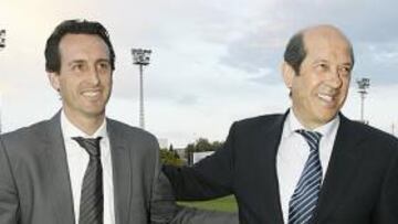 <b>EL ACUERDO ESTABA ENCAUZADO. </b>Llorente renueva por segunda ocasión a Emery, cuya continuidad quedó pactada hace una semana.