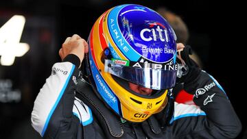 Fernando Alonso (Alpine). Paul Ricard, Francia. F1 2021. 