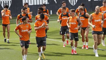 El Valencia, entren&aacute;ndose.
 
 
 
 
 
 
  
 
 
 