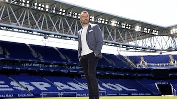 Diego Martínez, entrenador del Espanyol.