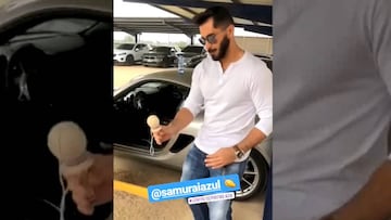 Johnny Herrera mostr¨® toda su destreza con el 'emboque'