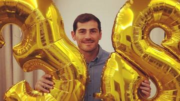 Así ha celebrado Iker Casillas su 38 cumpleaños