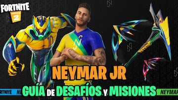 Neymar Jr en Fortnite: gu&iacute;a de desaf&iacute;os y misiones; c&oacute;mo conseguir el skin