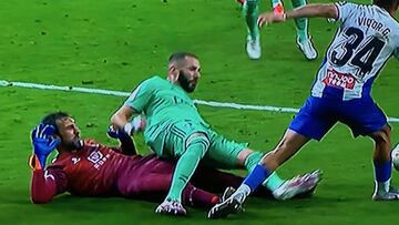 Para Iturralde es "penalti clarísimo" de Diego López a Benzema