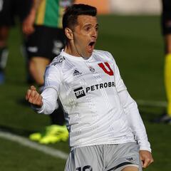 Montillo anotó un gol por la U después de una década