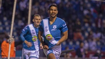       Diego de Buen celebrates his goal 1-0 of Puebla during the game Puebla vs Monterrey, corresponding to day 06 of the Torneo Clausura Grita Mexico C22 of Liga BBVA MX, at Cuauhtemoc Stadium, on February 18, 2022.
 
 &lt;br&gt;&lt;br&gt;
 
 Diego de Bu