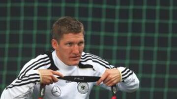 Schweinsteiger es duda para el encuentro ante Italia