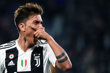 Dybala anotó el primero de los dos goles de la Juventus de Turín frente al Bologna. 