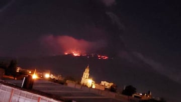 La gente reacciona ante el estallido del Popocatépetl