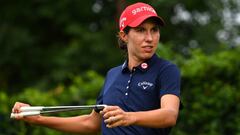 Carlota Ciganda, durante el British Open.