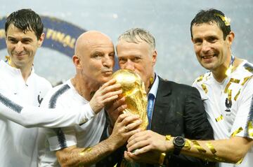 Didier Deschamps y Guy Stephan.