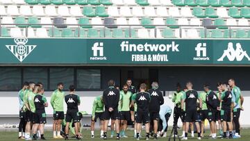 Entrenamiento del Betis.