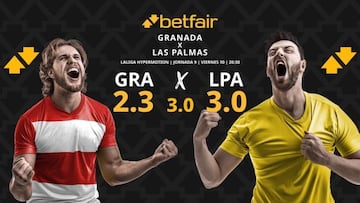 Granada CF vs. UD Las Palmas: horario, dónde ver, pronósticos y clasificación