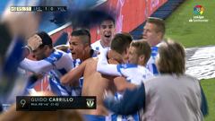 Carrillo, gol 100 del Lega en 1ª con cuatro grapas en la cabeza