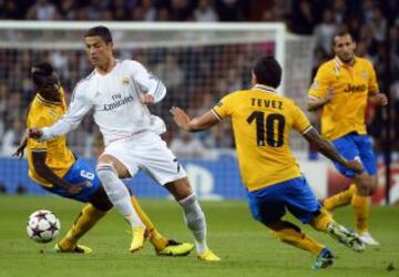 Partido Champions League, grupo B. Real Madrid-Juventus. Cristiano Ronaldo.