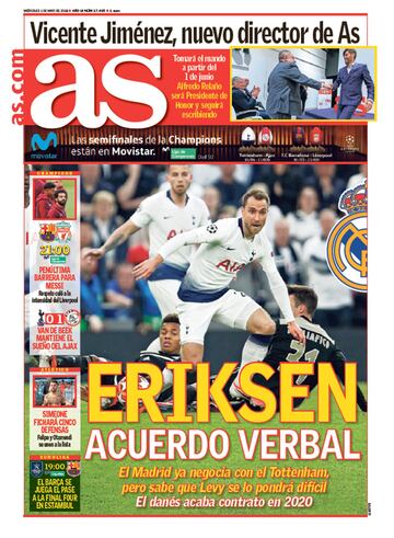 Las portadas de AS de abril