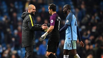 Pep, a la afición: "Me alegra que hoy no se fueran"