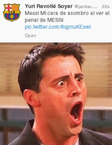 Los memes del penalti indirecto de Messi