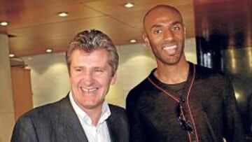 Frederic Kanouté con Davor Suker