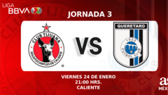 Tijuana (2-1) Querétaro: Resumen y resultado