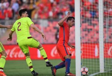 Las mejores imágenes del partido entre Chile y Venezuela