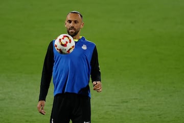 Muriqi, durante el entrenamiento del Mallorca en Yeda.