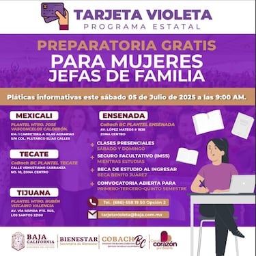 Tarjeta Violeta en Baja California 2025: qué es, a quiénes beneficia y cómo solicitarla