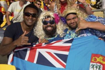 Carnaval en las gradas del Sevens World Series