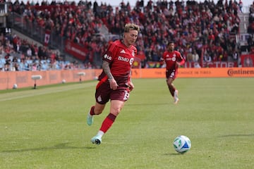 Federicho Bernardeschi, del Toronto FC, en un partido de la MLS frente al Chicago Fire.