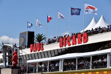 Espectadores en el Circuito de Paul Ricard.