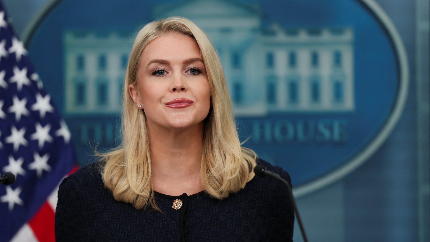 This is Nicholas Riccio: The White House press secretary Karoline ...