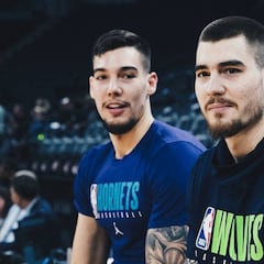 Los Hornets remontan en un buen partido de los Hernangómez